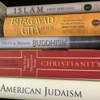 Religion Books. Image by Lauren Markoe