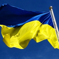 Flag of Ukraine. Photograph by John-Mark Smith via Pixels.com