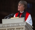 Rev. Mariann Edgar Budde is the Bishop of the Episcopal Diocese of Washington D.C.